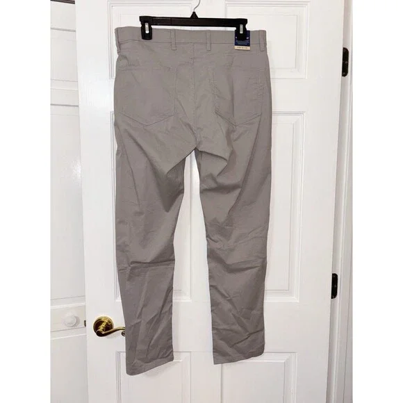 NEW Faherty Movement 5 Pocket CoolMax Performance Pants Gray 32x30